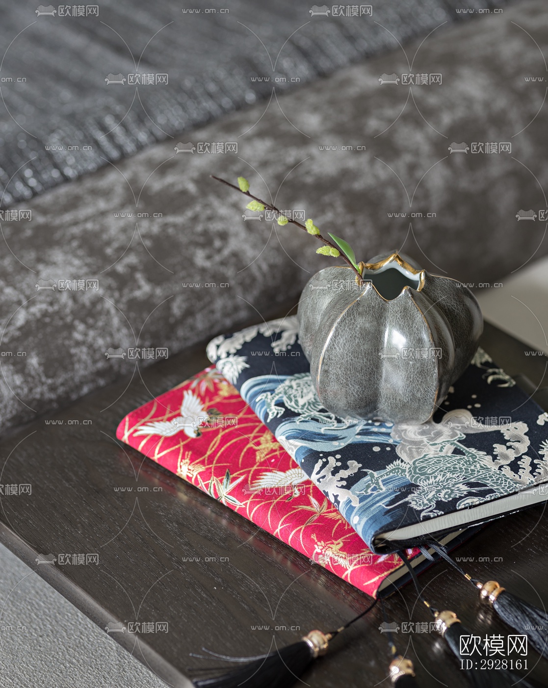 新中式平层效果图下载（渲染图6）