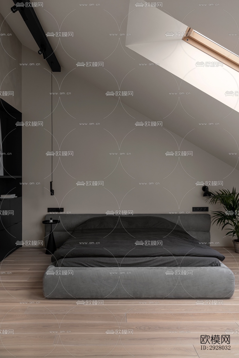 现代公寓效果图下载（渲染图12）