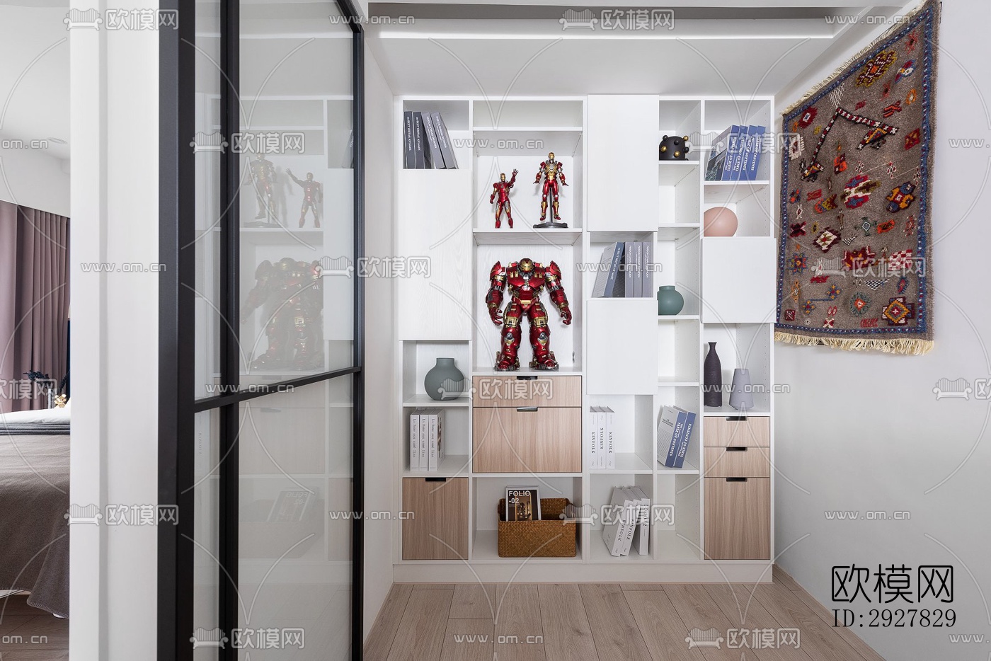 北欧公寓效果图下载（渲染图4）