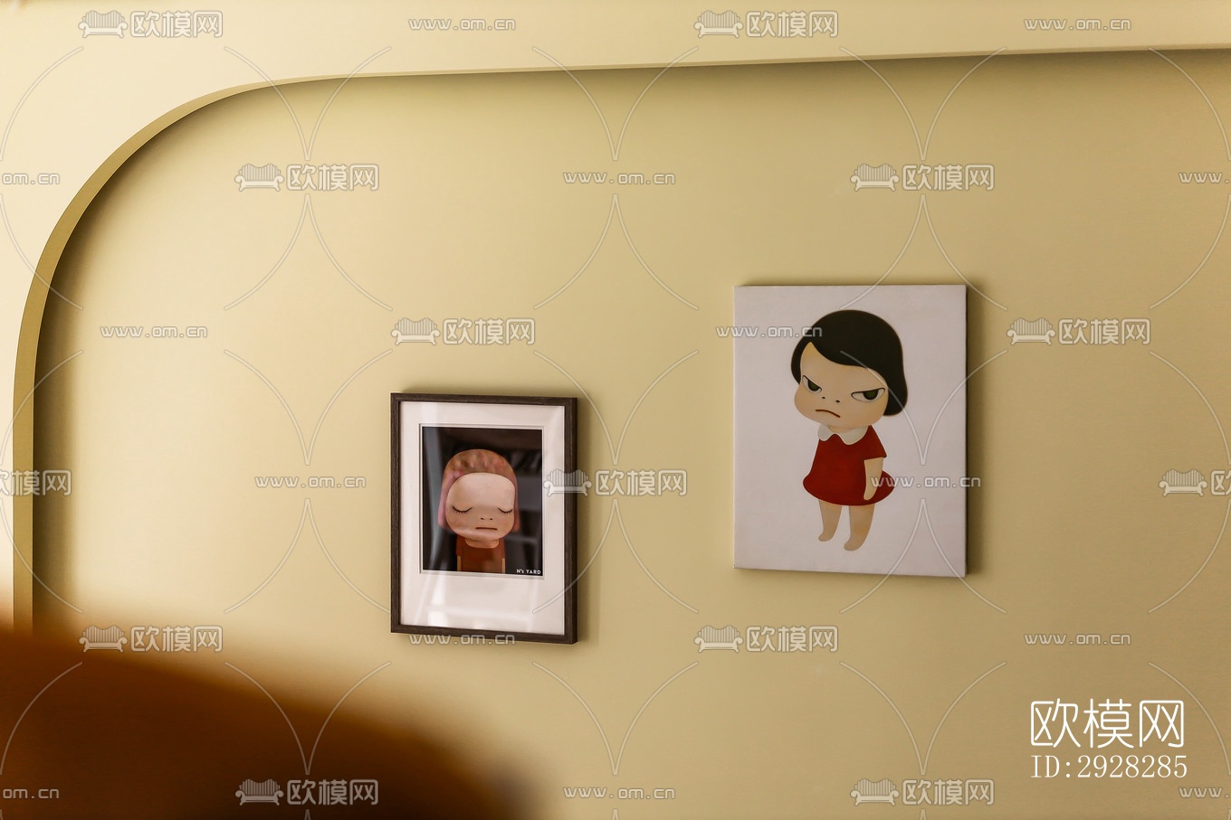 现代平层效果图下载（渲染图9）