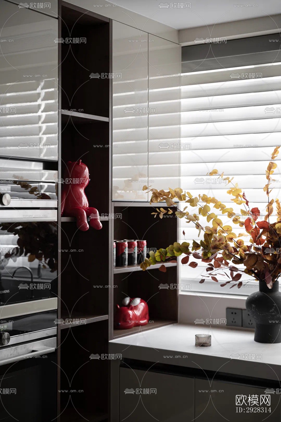 现代平层效果图下载（渲染图14）