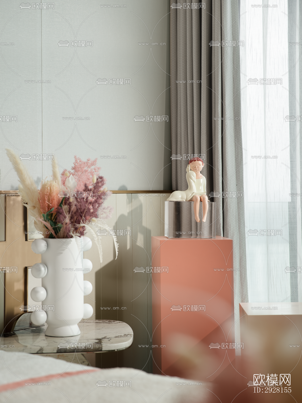 后现代平层效果图下载（渲染图7）