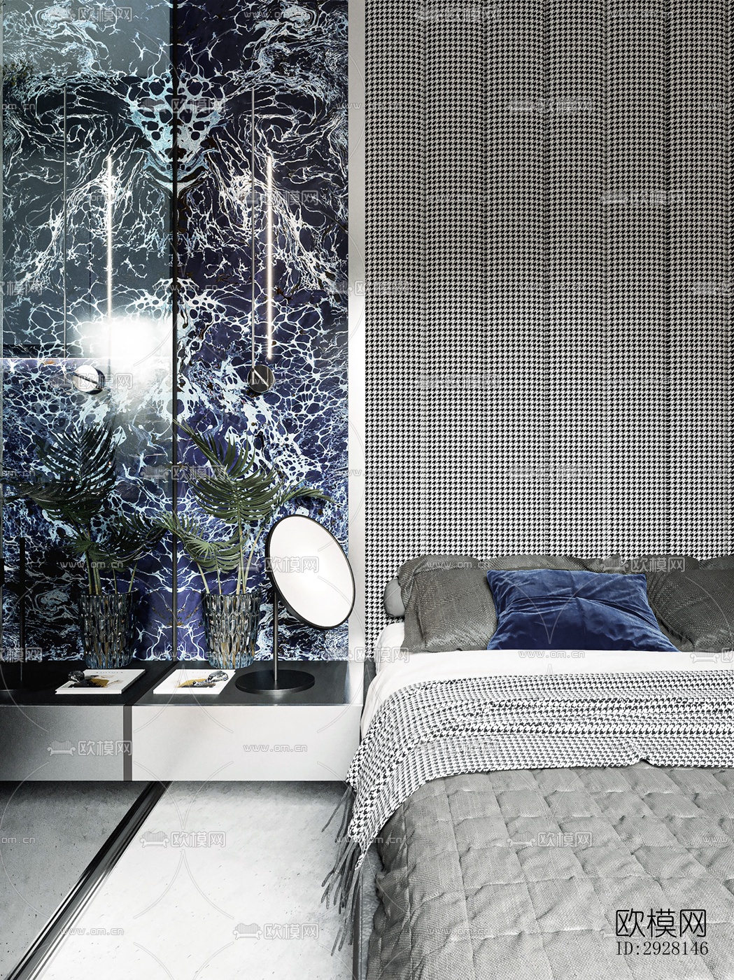 北欧平层效果图下载（渲染图17）