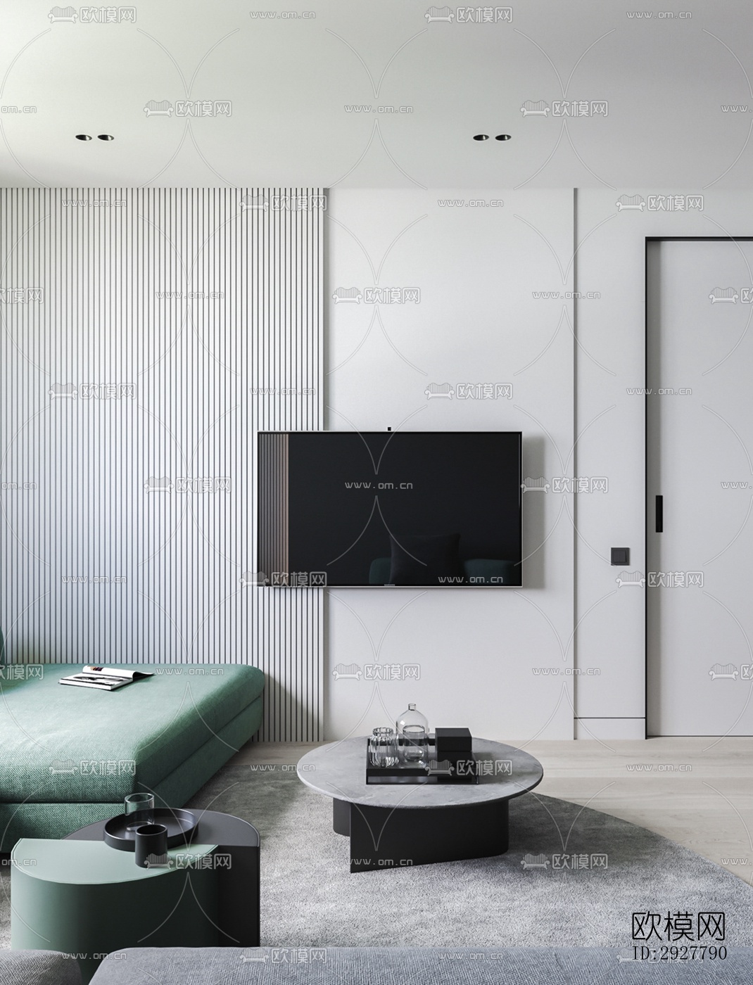 北欧公寓效果图下载（渲染图15）