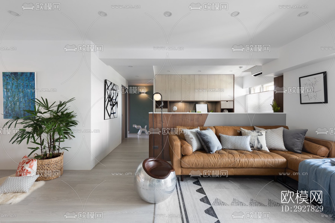 北欧公寓效果图下载（渲染图10）