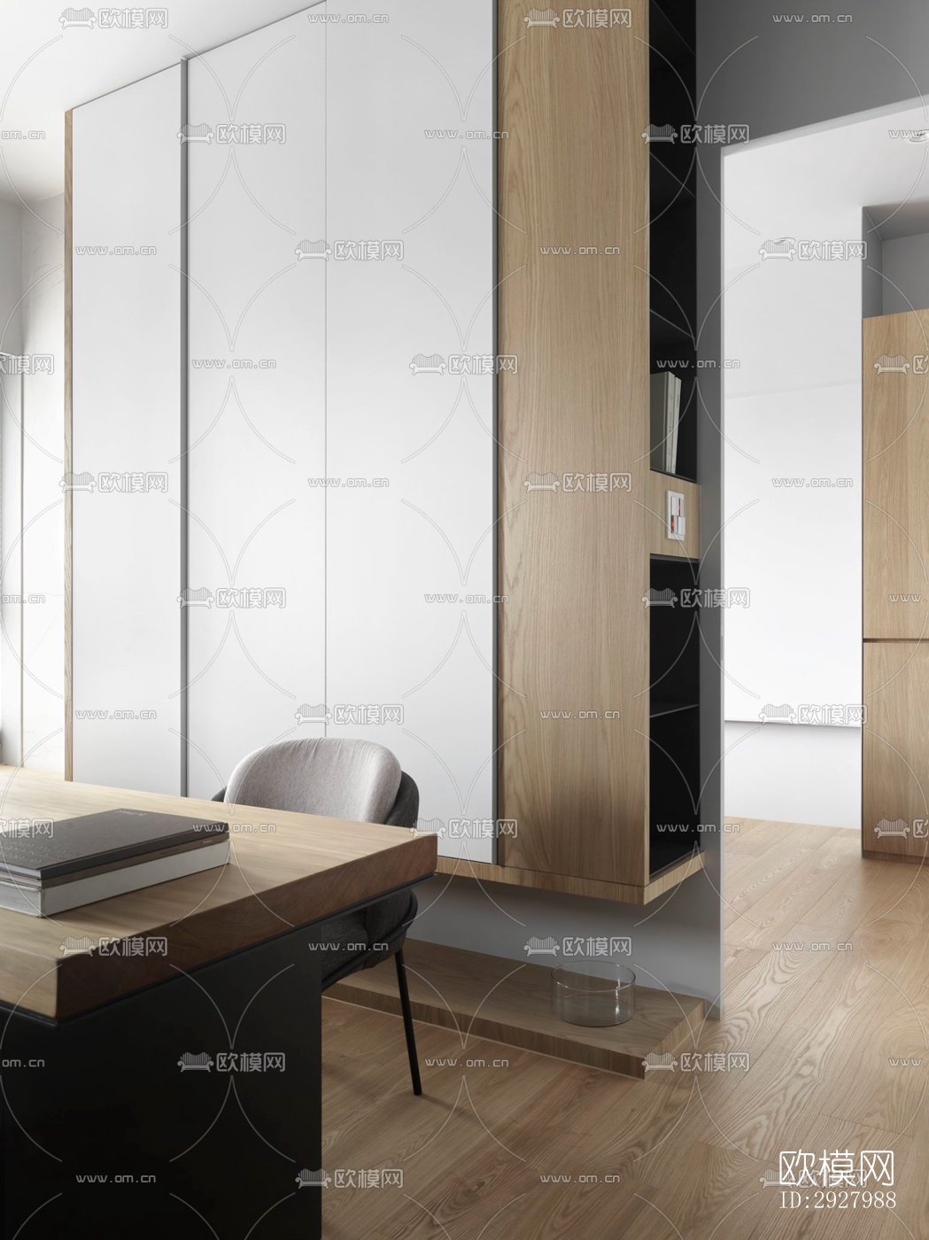 现代公寓效果图下载（渲染图14）