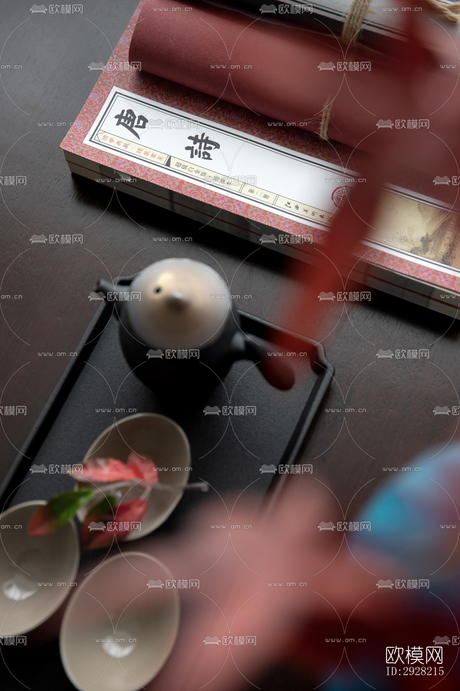 新中式平层效果图下载（渲染图18）