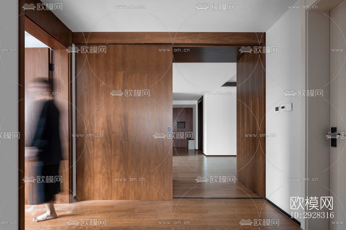 现代平层效果图下载（渲染图2）