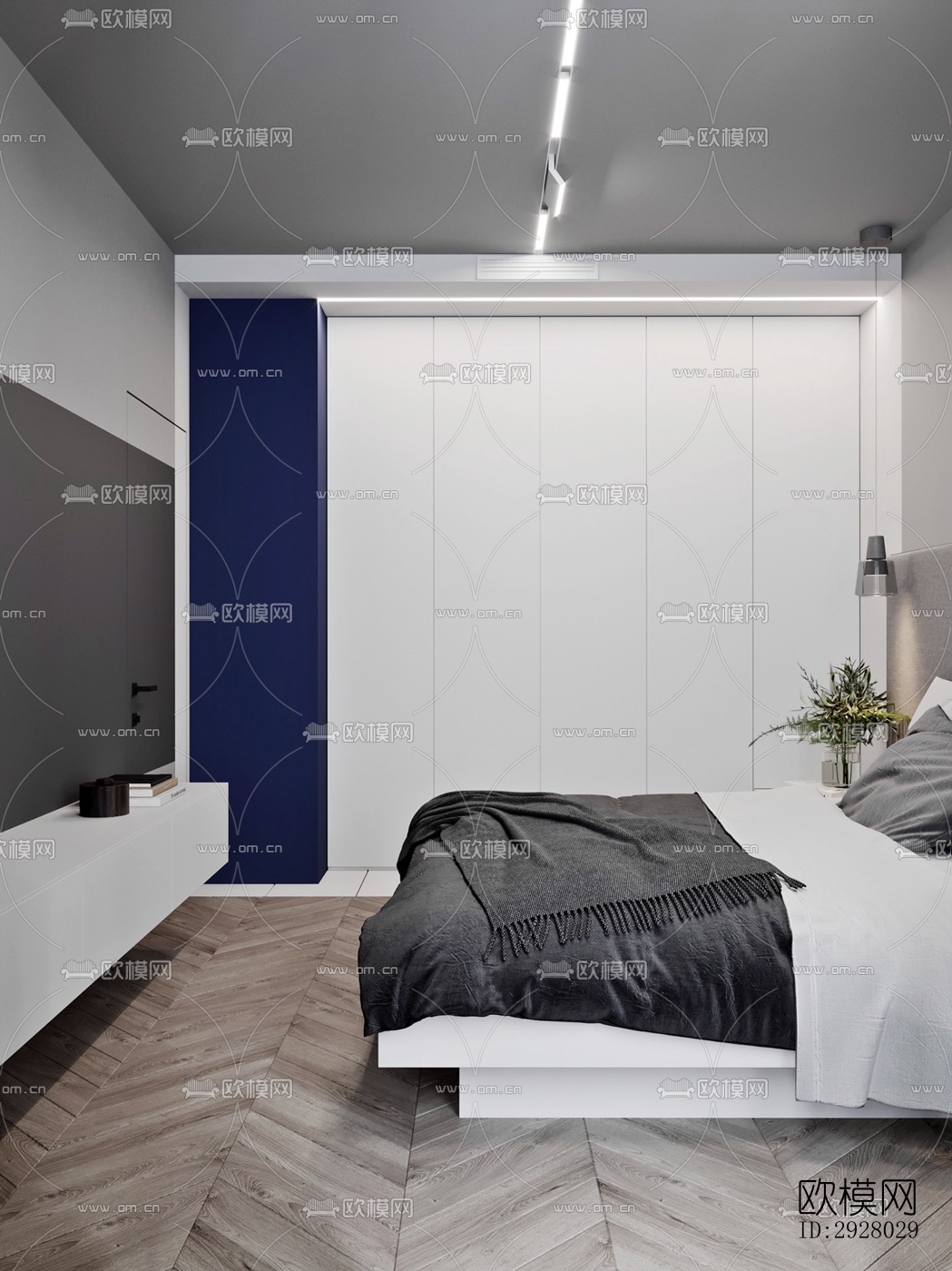 现代公寓效果图下载（渲染图5）