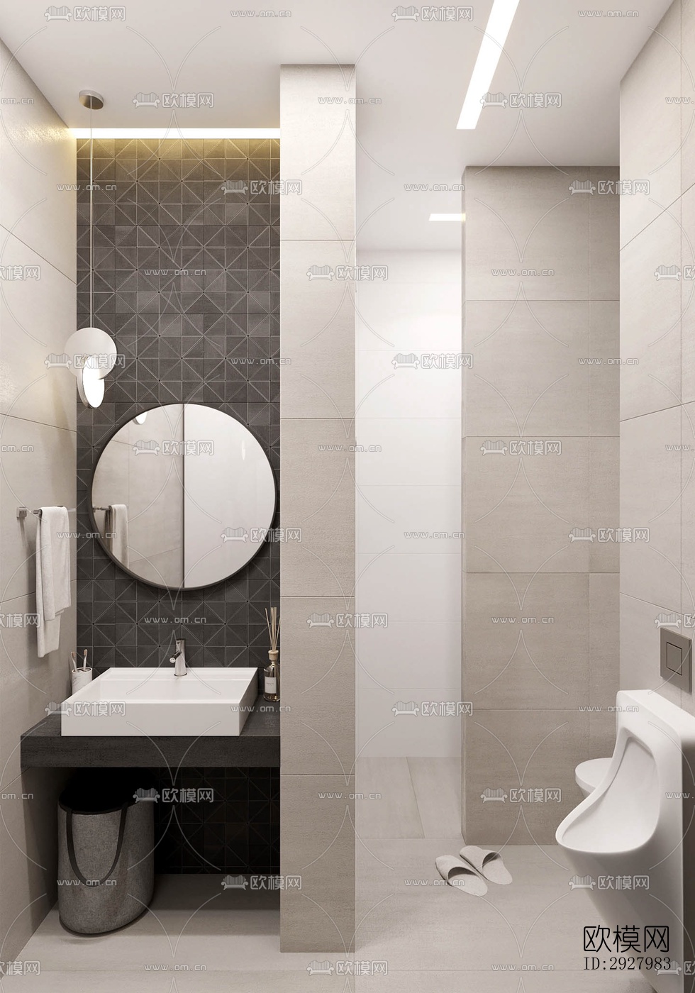 现代公寓效果图下载（渲染图11）