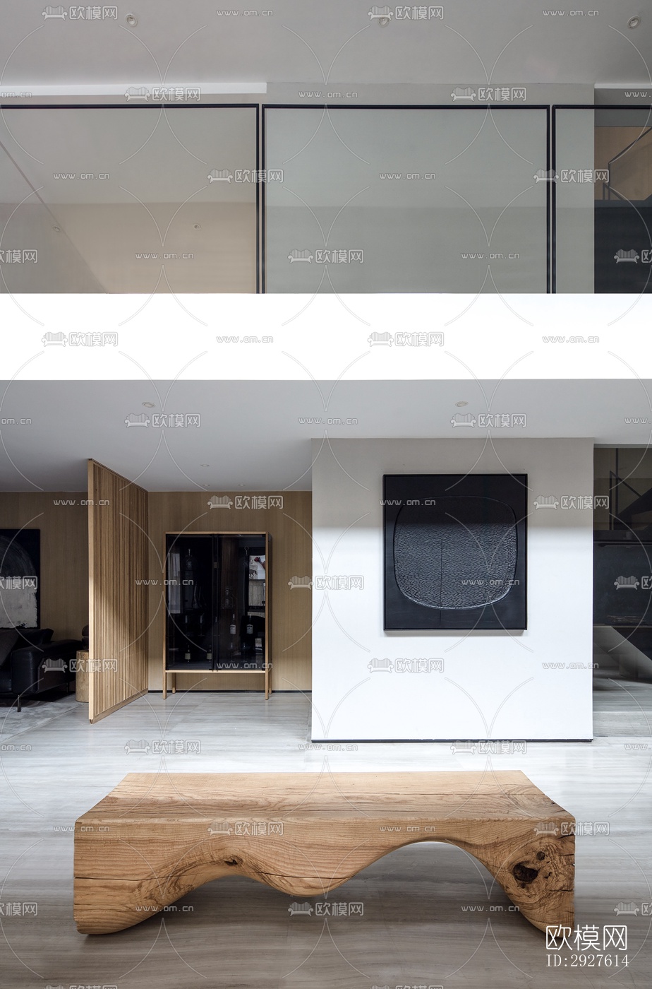 现代复式效果图下载（渲染图1）