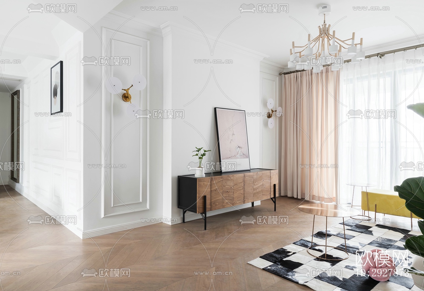 北欧公寓效果图下载（渲染图15）