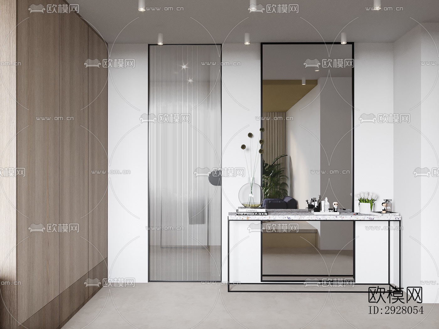 现代公寓效果图下载（渲染图8）