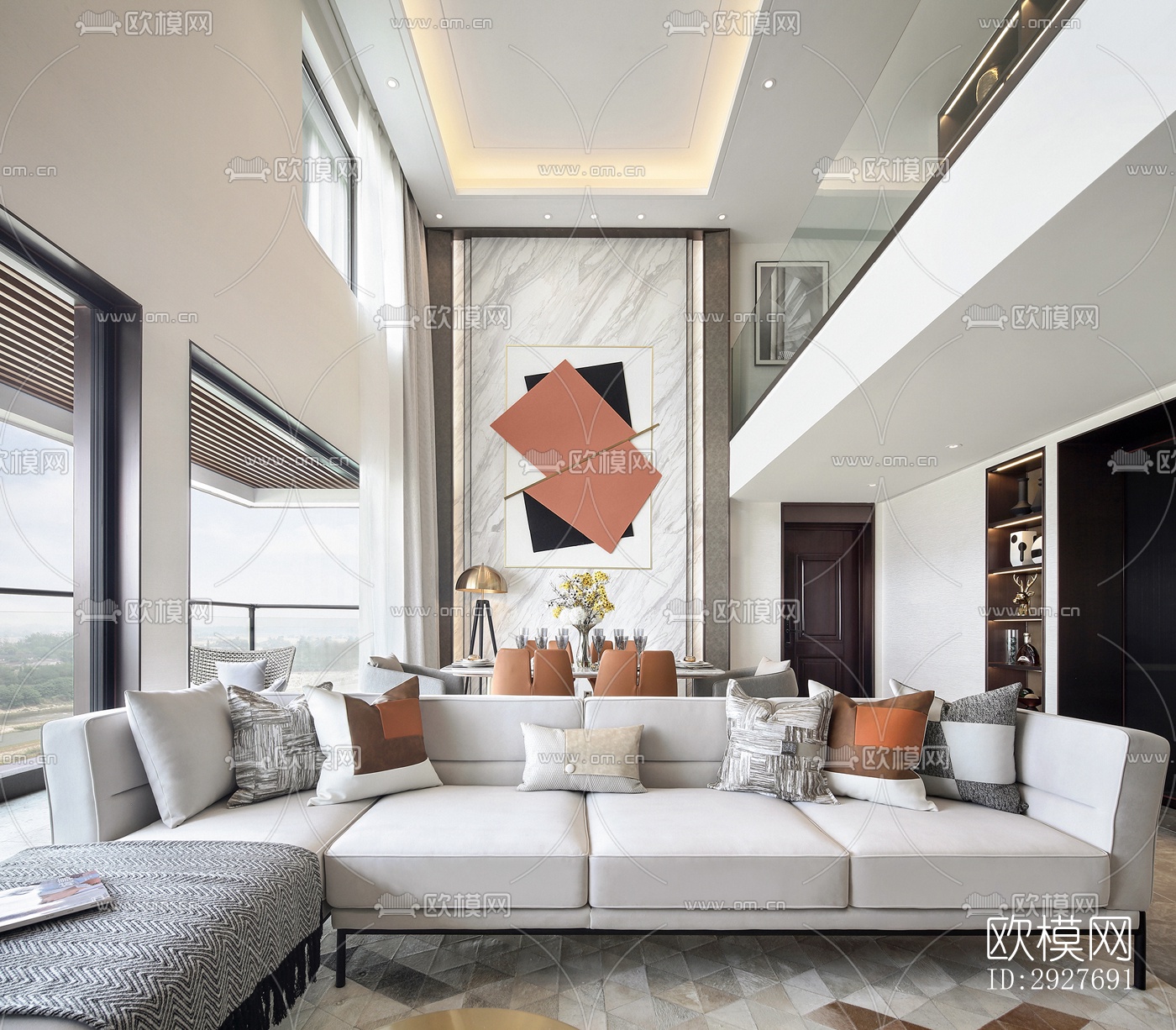 现代别墅效果图下载（渲染图10）