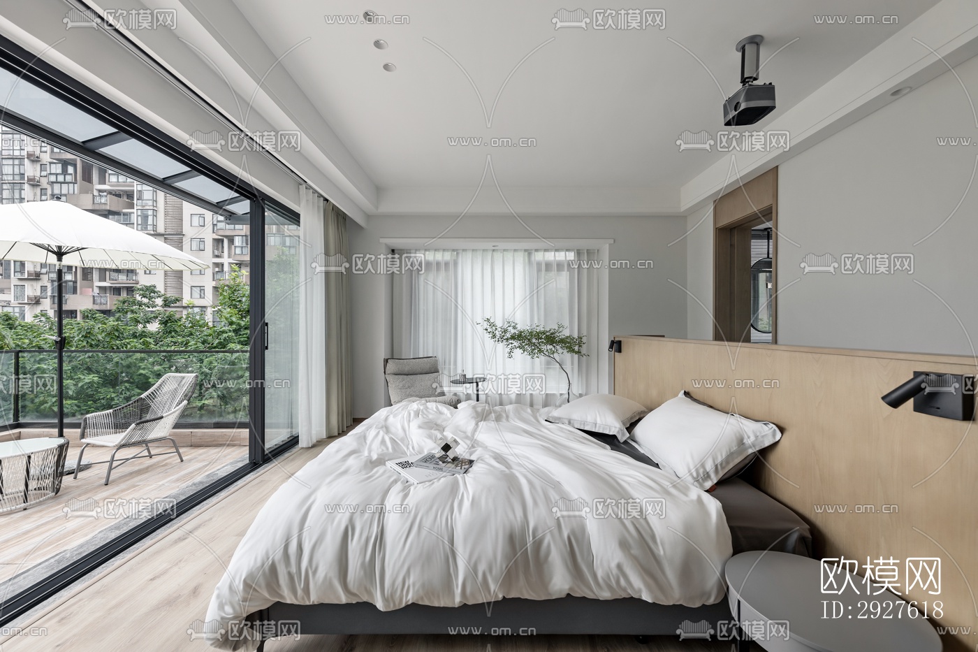 现代复式效果图下载（渲染图8）