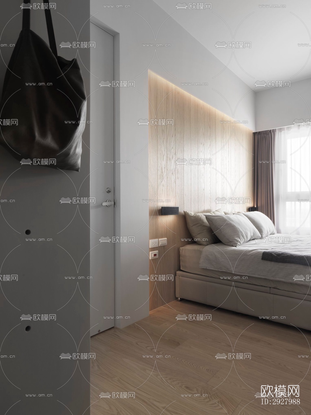 现代公寓效果图下载（渲染图5）