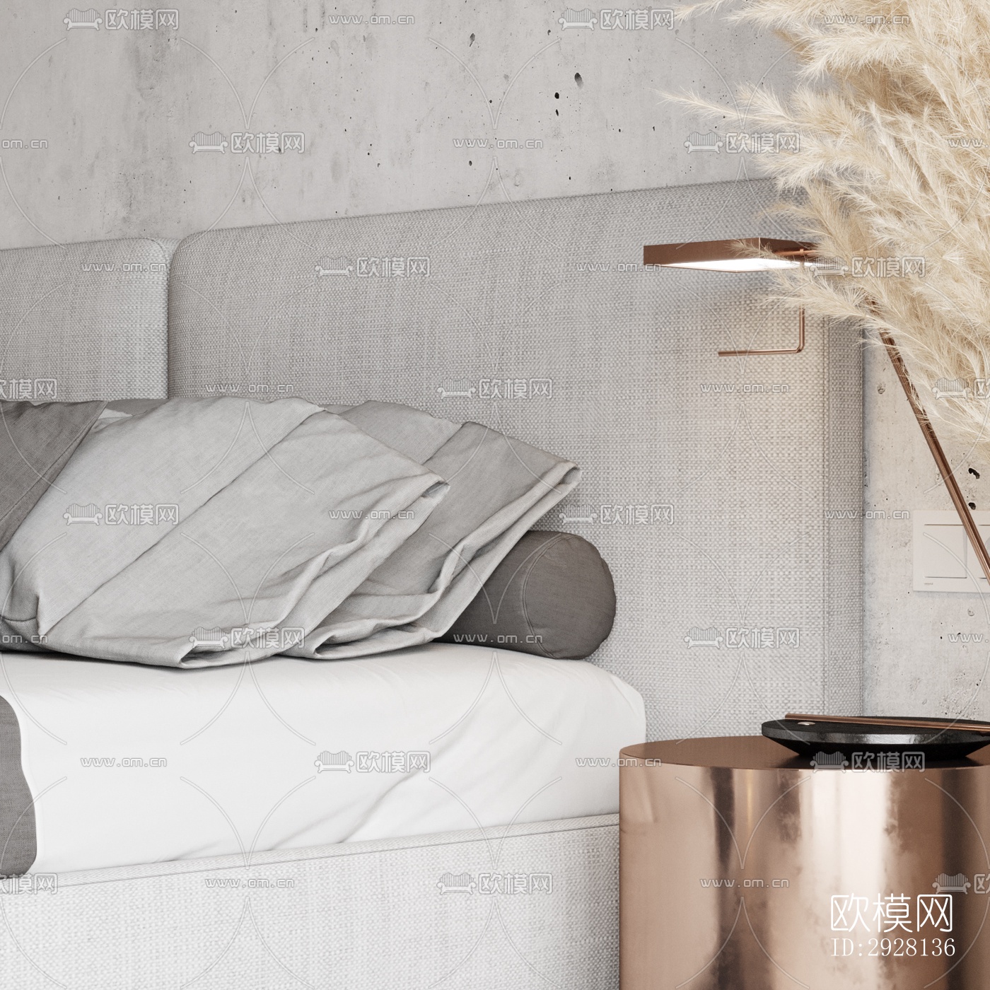 侘寂平层效果图下载（渲染图6）