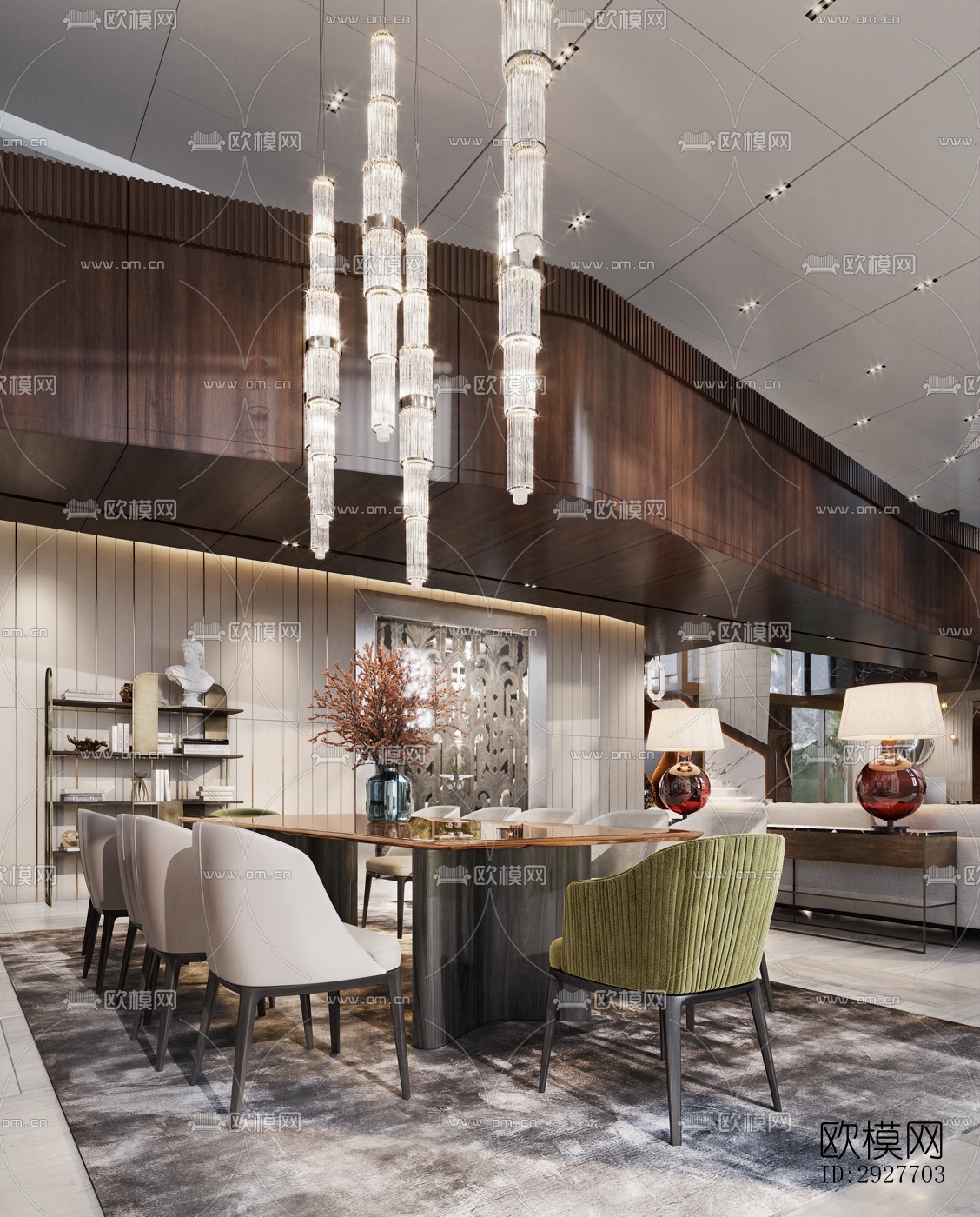 现代别墅效果图下载（渲染图10）