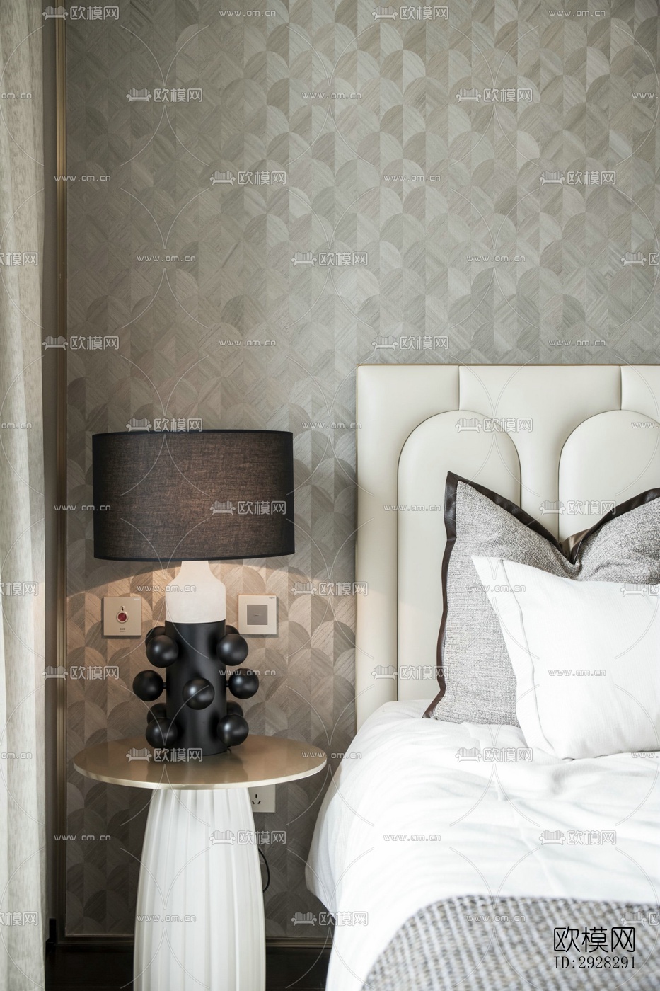 现代平层效果图下载（渲染图8）