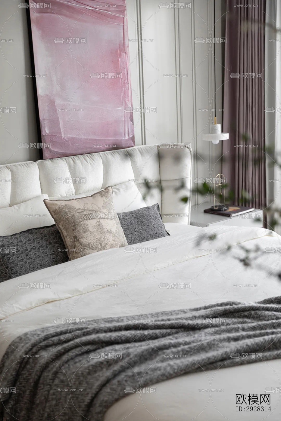 现代平层效果图下载（渲染图5）