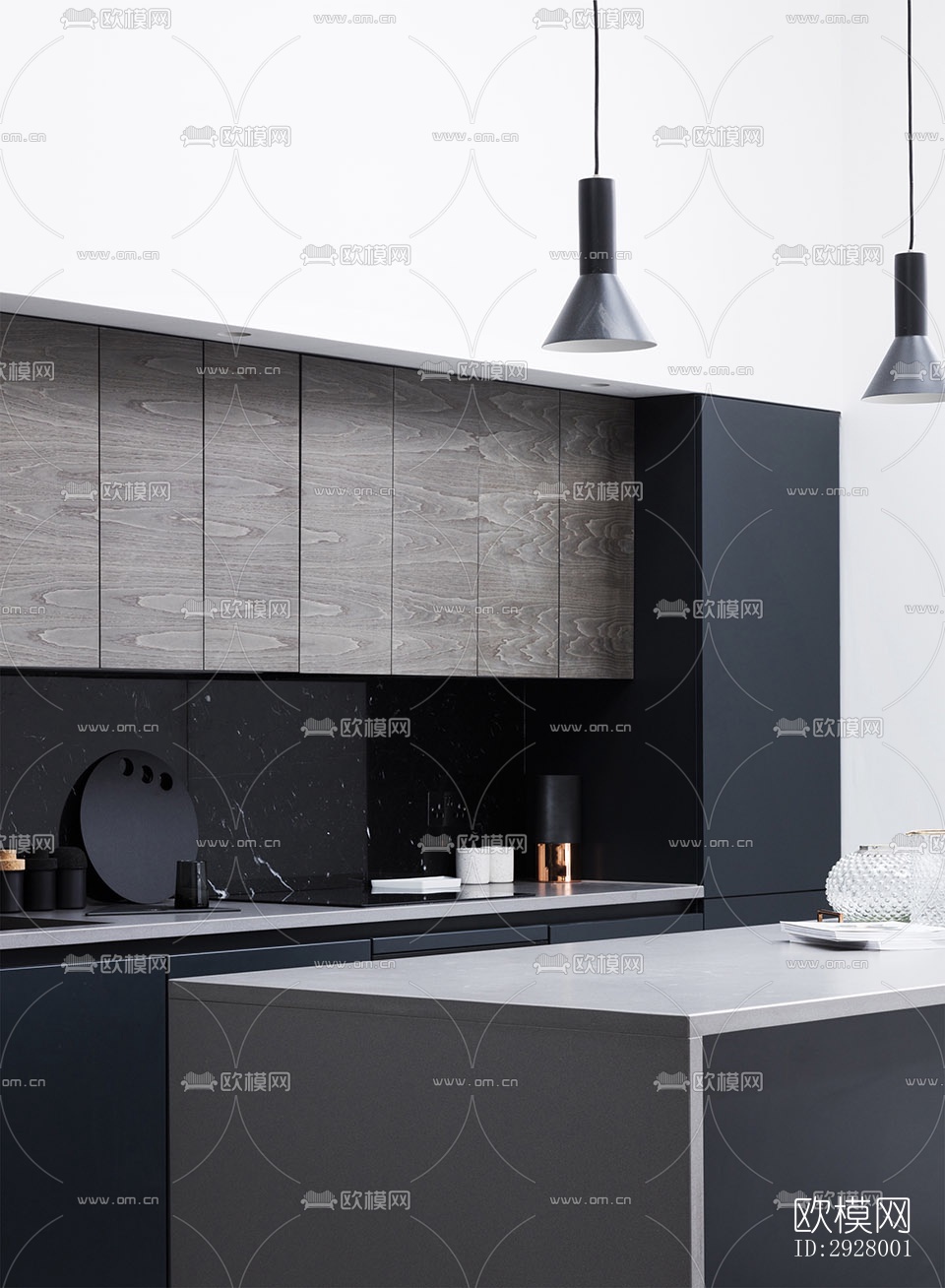 现代公寓效果图下载（渲染图17）