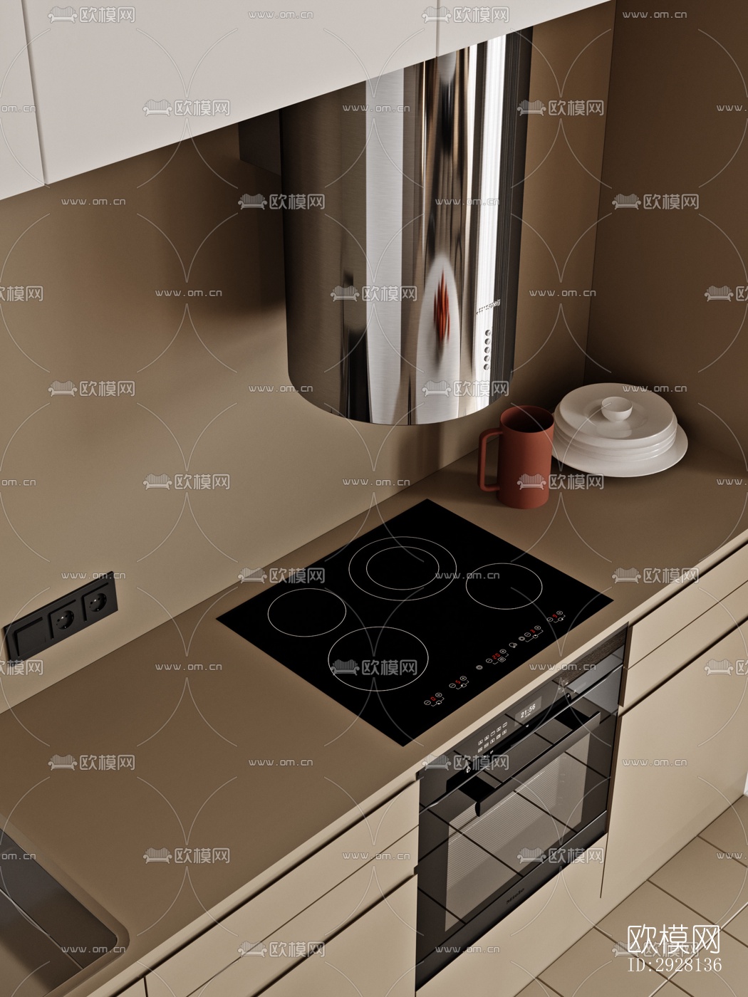 侘寂平层效果图下载（渲染图11）