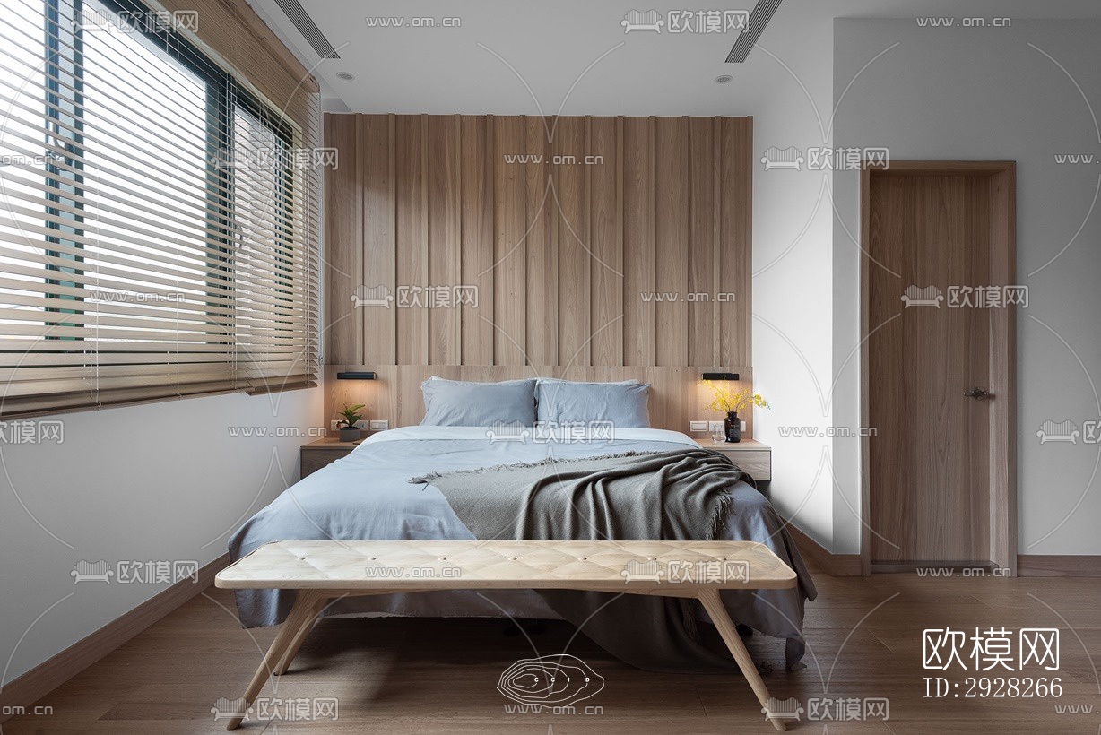 日式平层效果图下载（渲染图7）