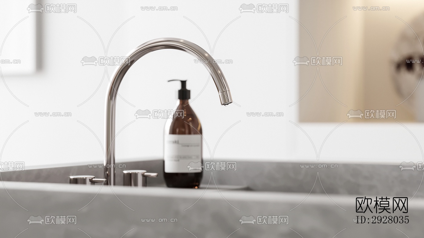 现代公寓效果图下载（渲染图7）