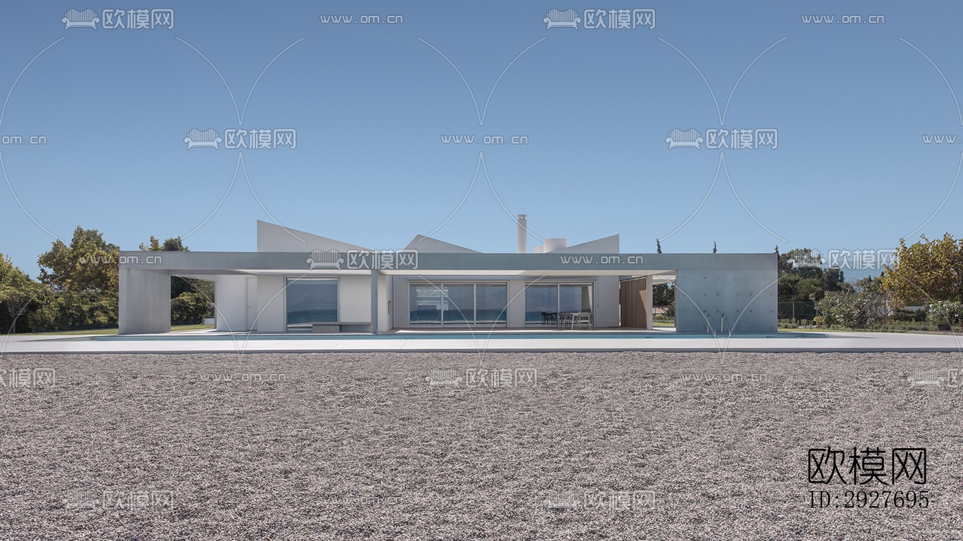 现代别墅效果图下载（渲染图2）