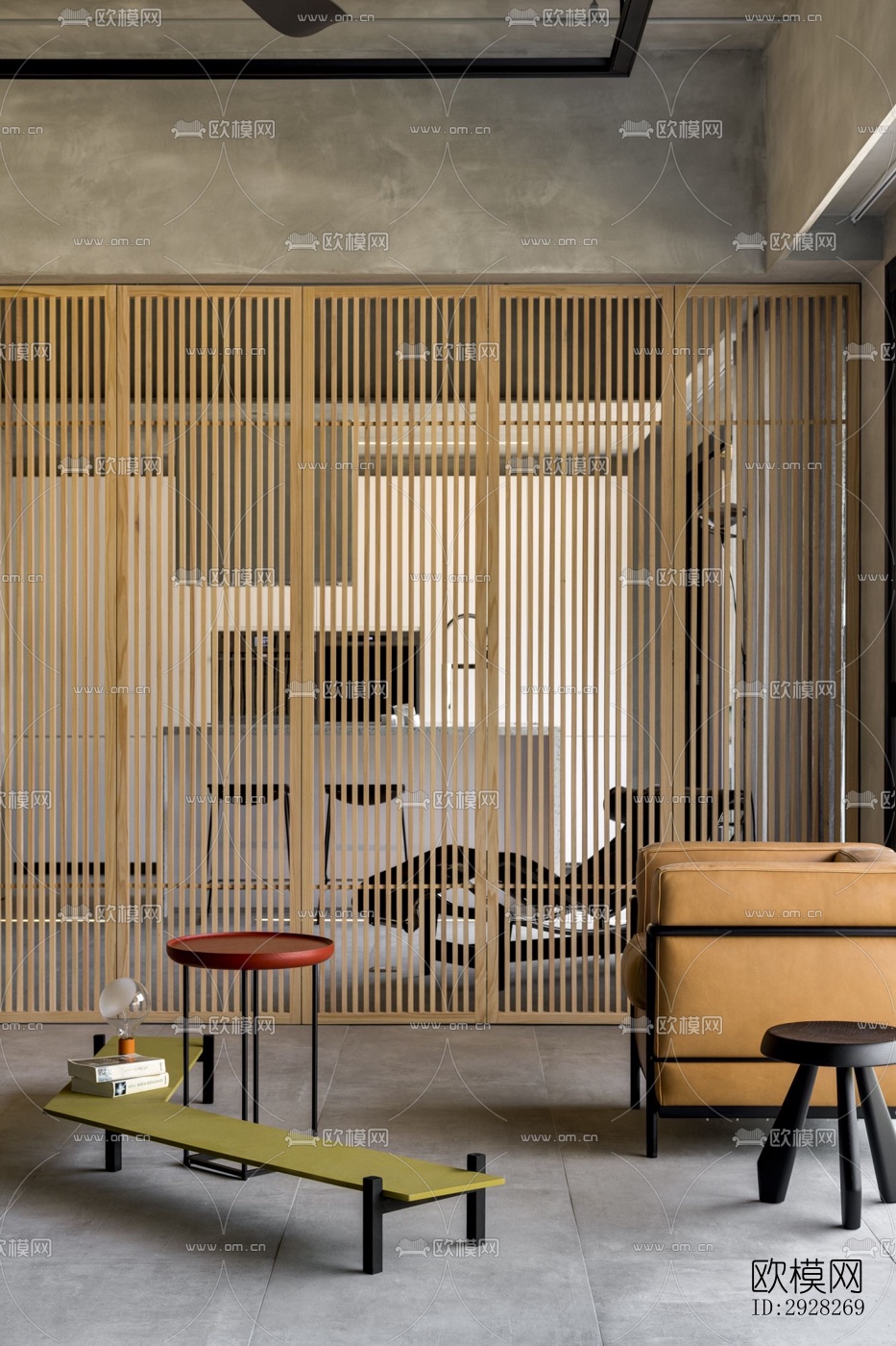 日式平层效果图下载（渲染图19）