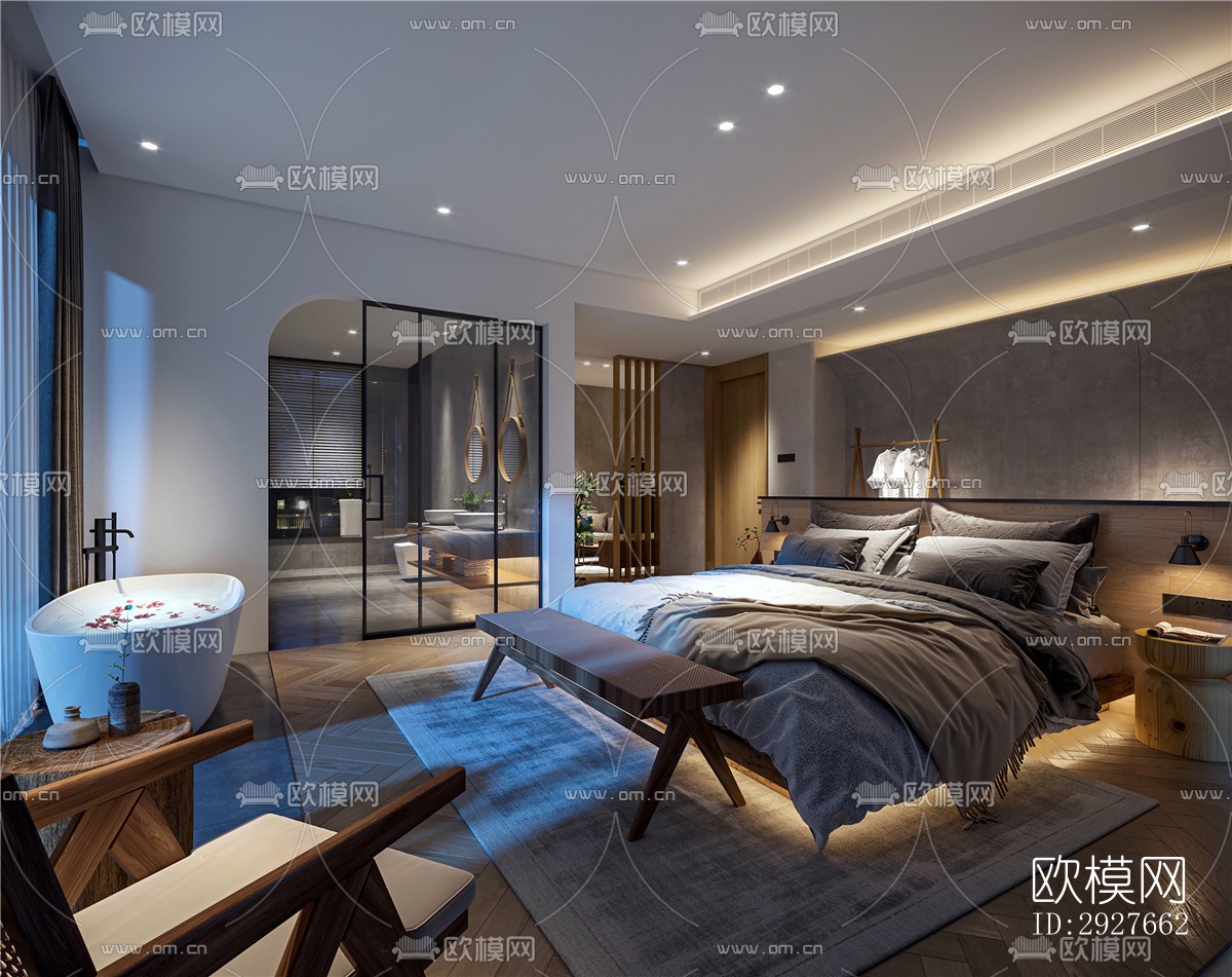 北欧别墅效果图下载（渲染图8）