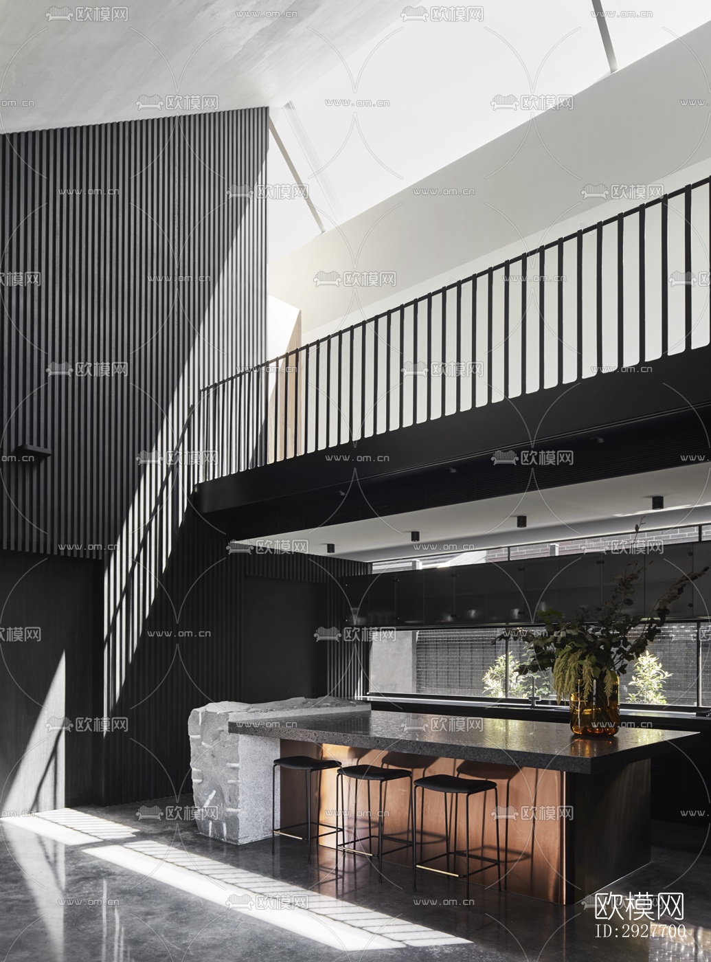 现代别墅效果图下载（渲染图15）