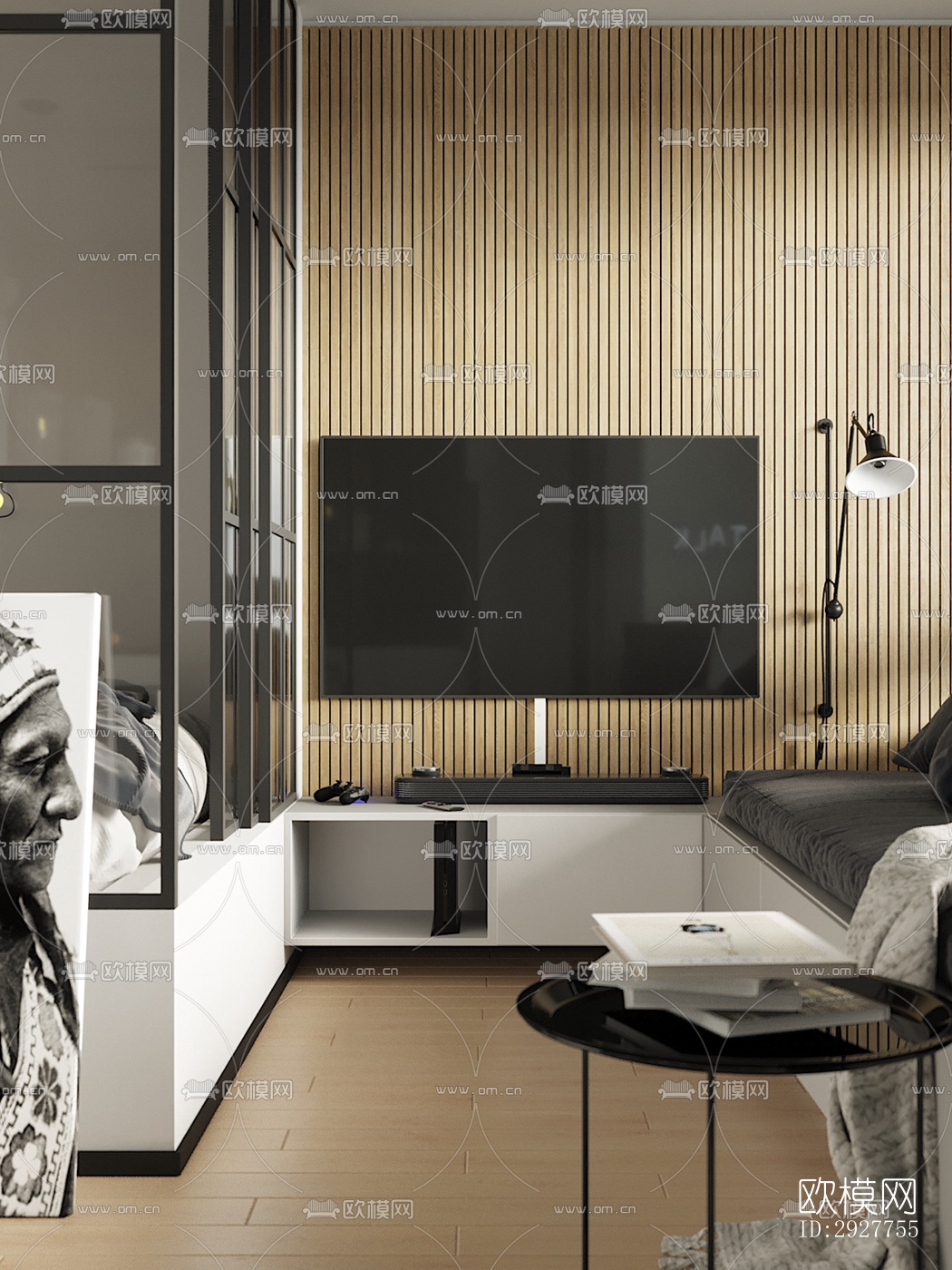 北欧公寓效果图下载（渲染图17）