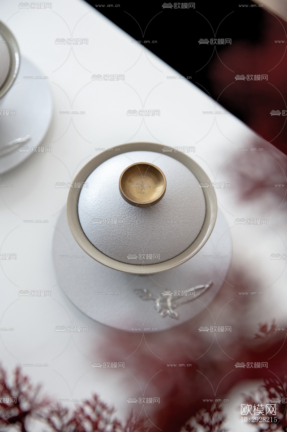 新中式平层效果图下载（渲染图13）