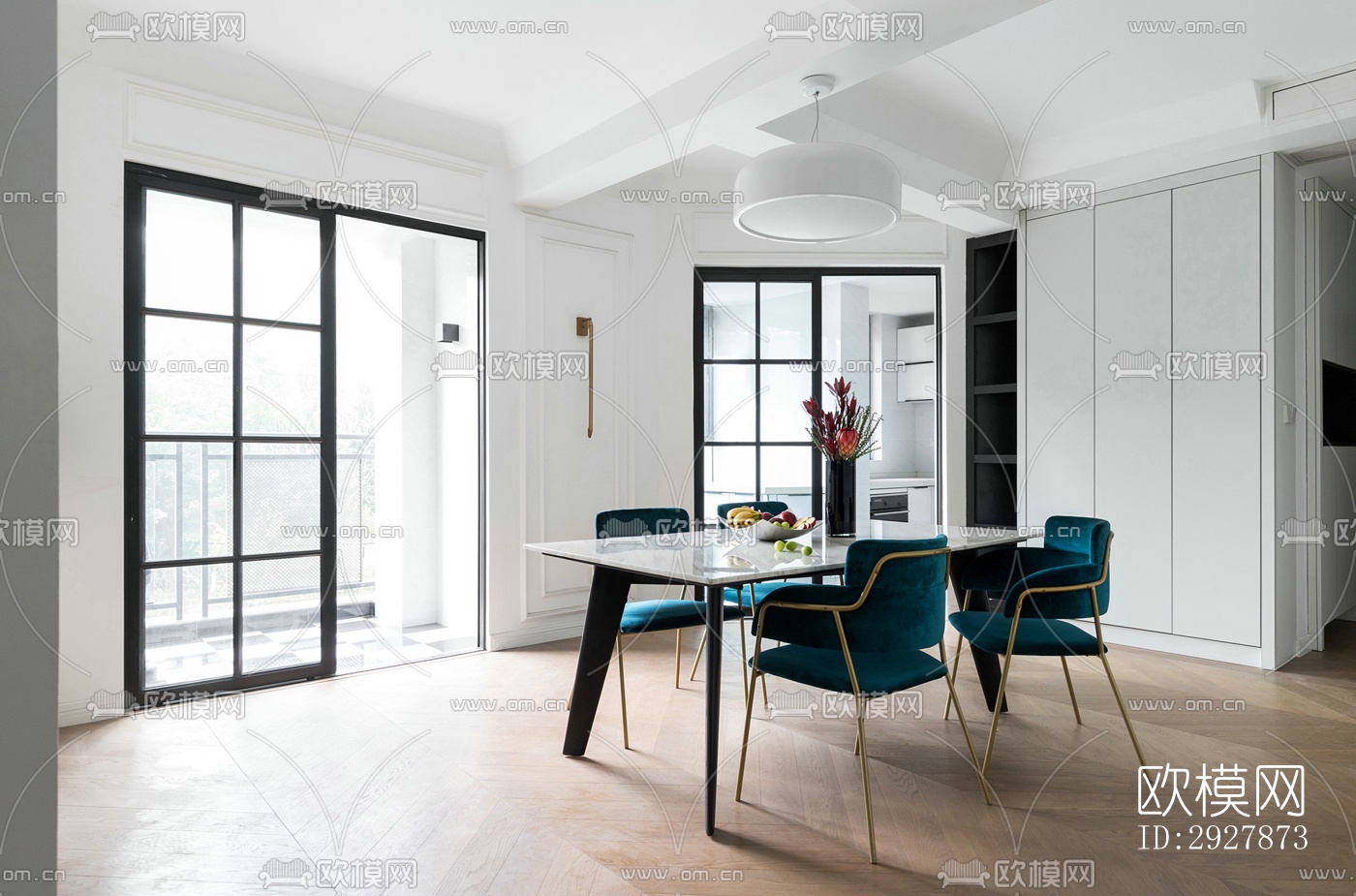 北欧公寓效果图下载（渲染图16）