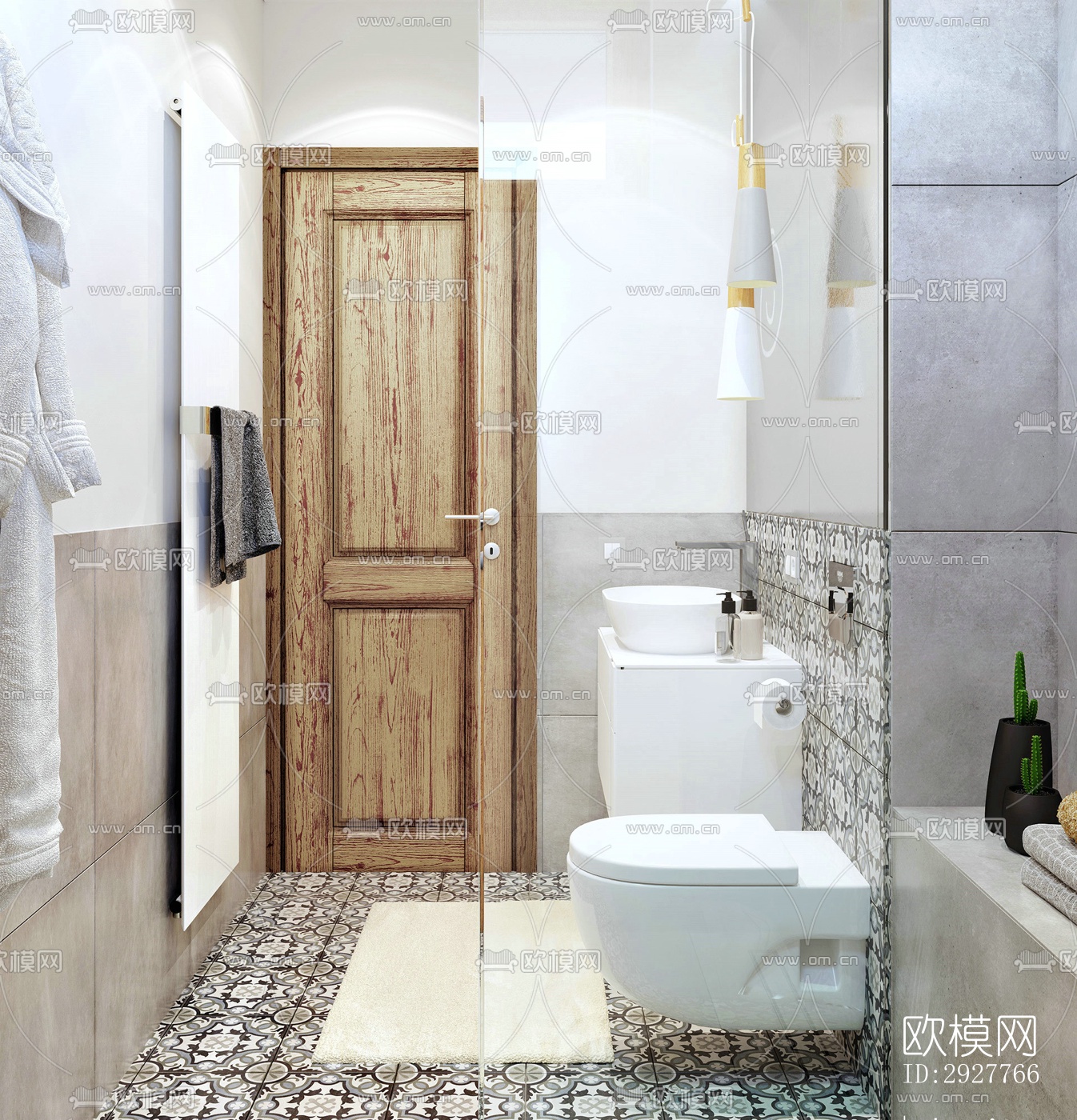 北欧公寓效果图下载（渲染图10）