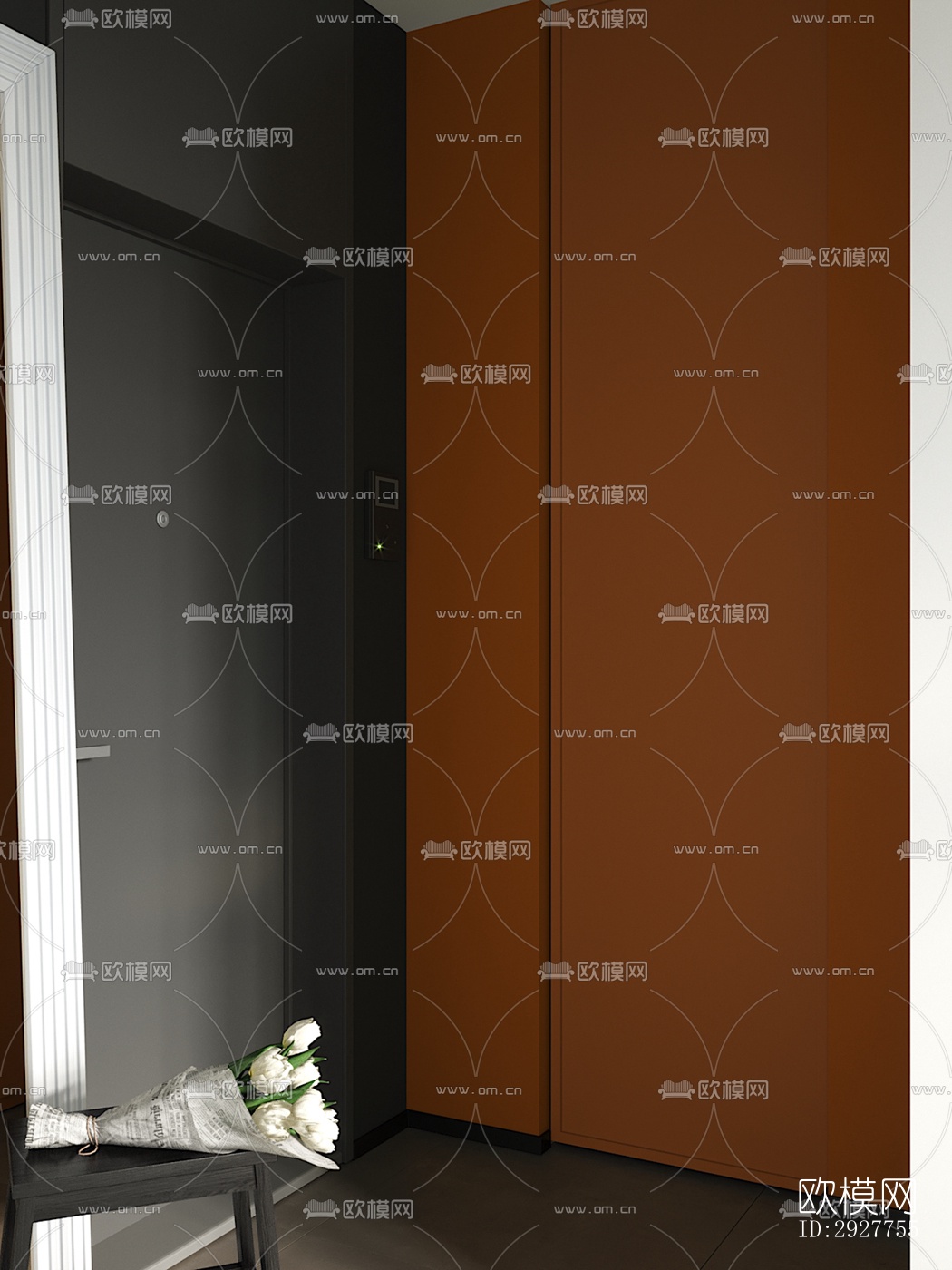 北欧公寓效果图下载（渲染图7）