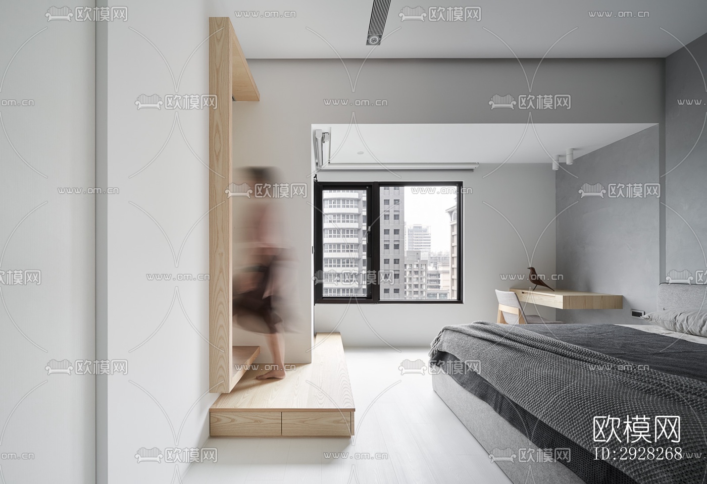 日式平层效果图下载（渲染图7）