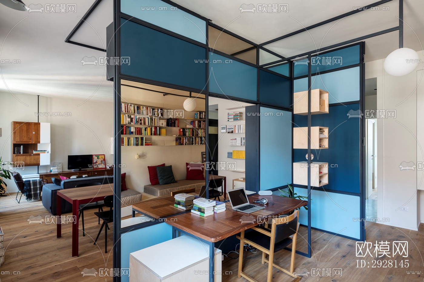 北欧平层效果图下载（渲染图2）