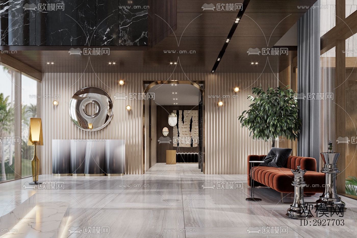 现代别墅效果图下载（渲染图15）