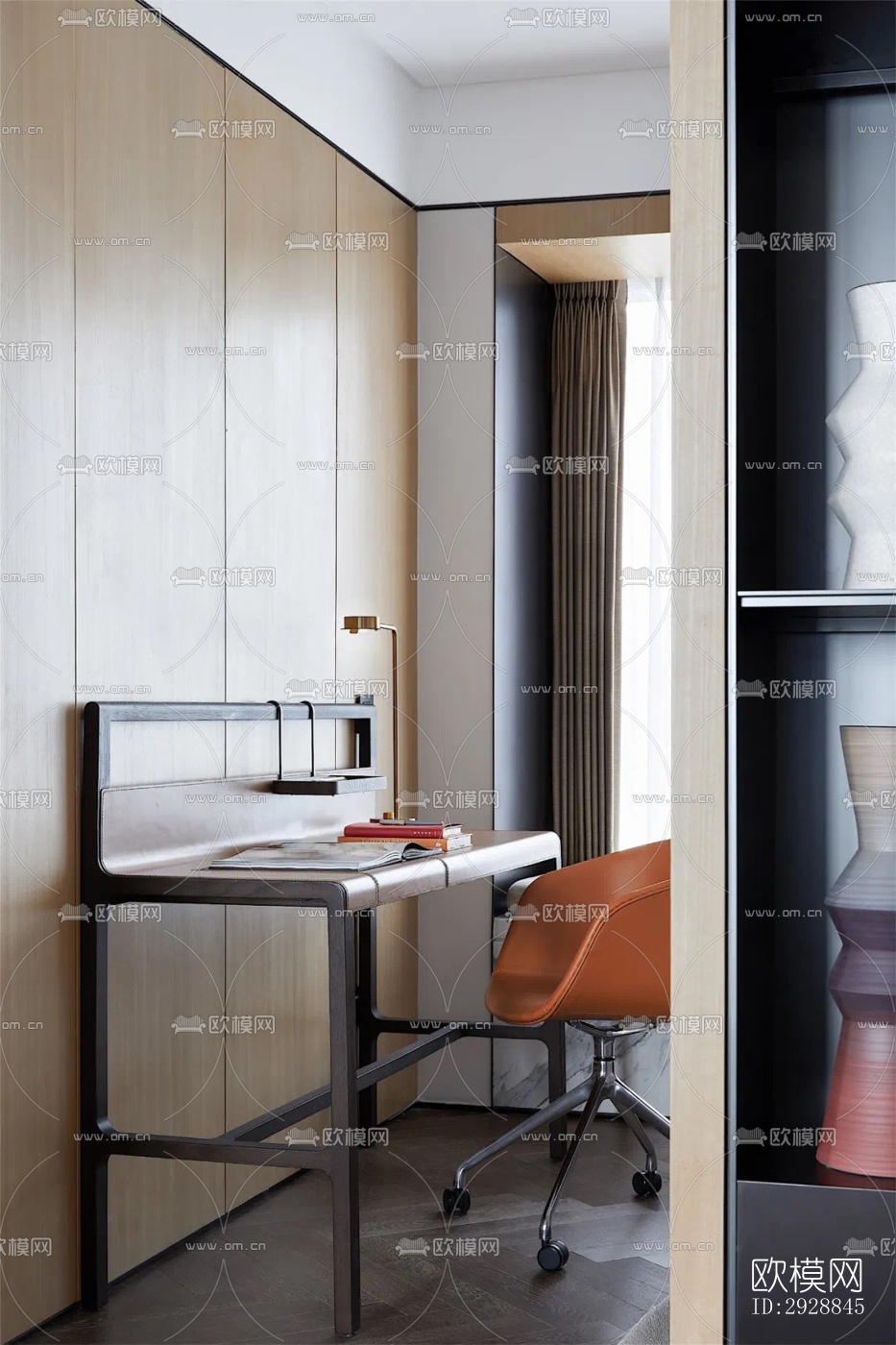 现代平层效果图下载（渲染图4）