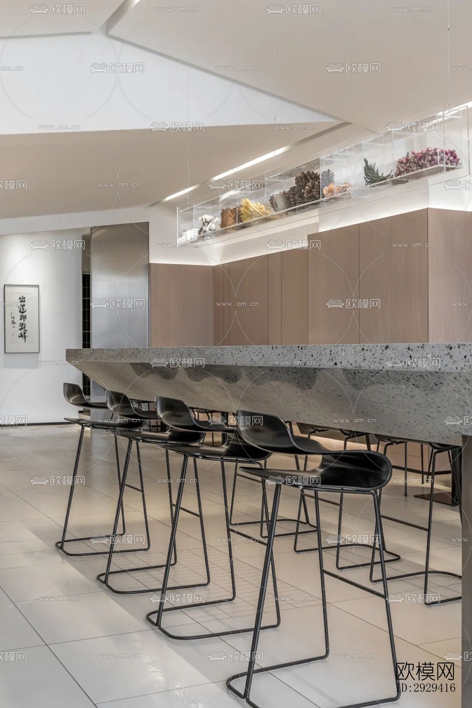 现代咖啡奶茶效果图下载（渲染图7）