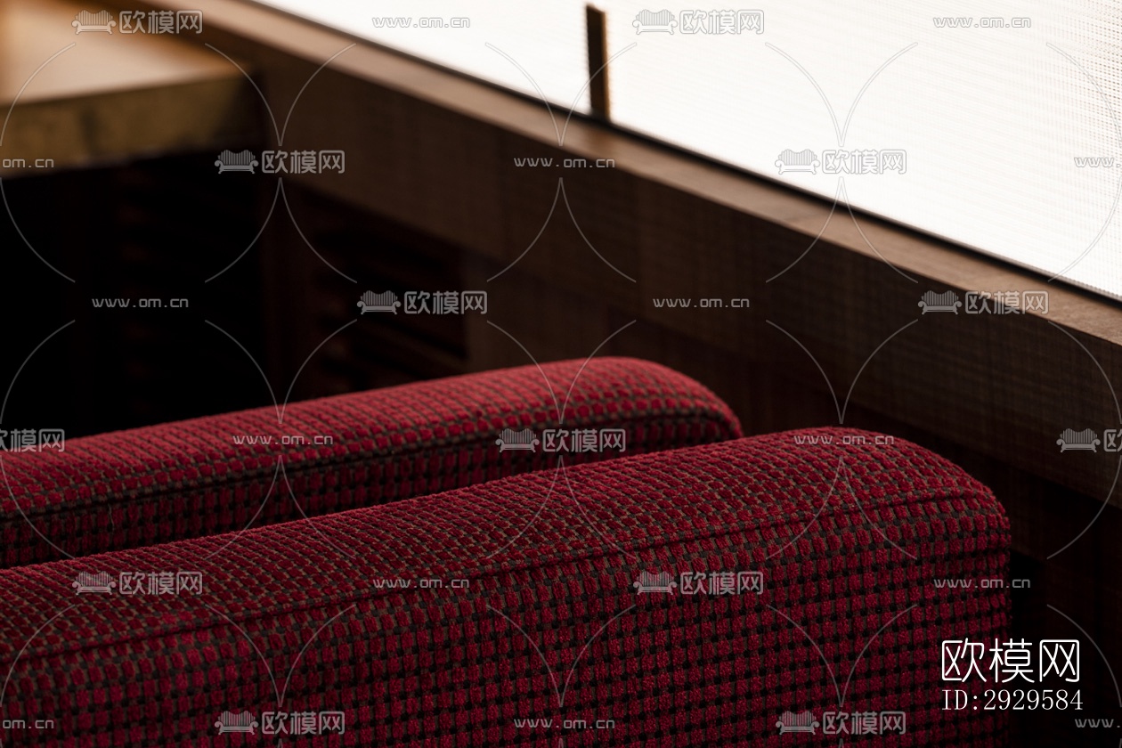 高级灰西餐厅效果图下载（渲染图16）