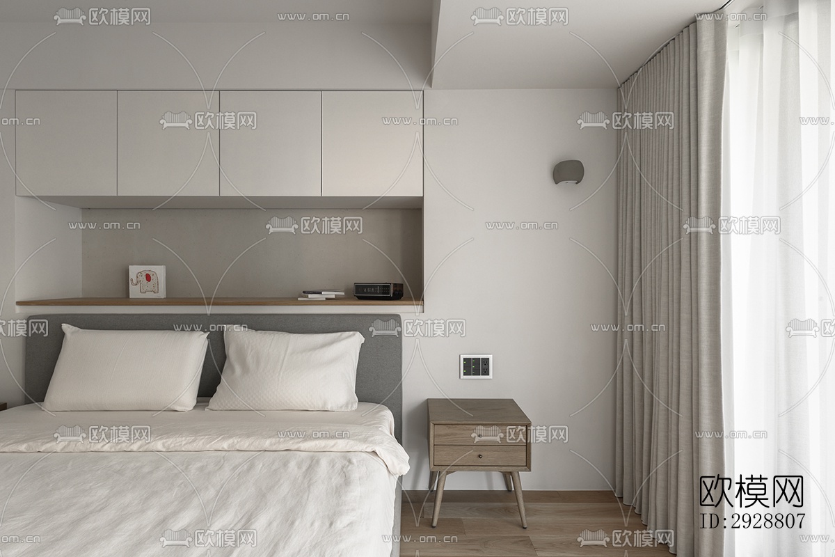 现代平层效果图下载（渲染图2）