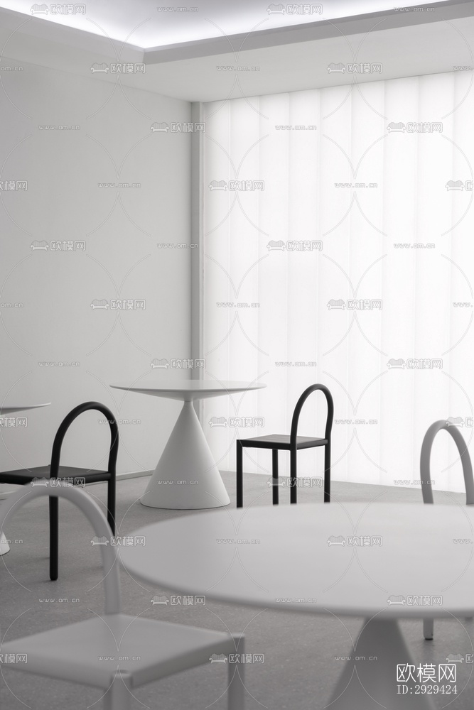 现代咖啡奶茶效果图下载（渲染图9）