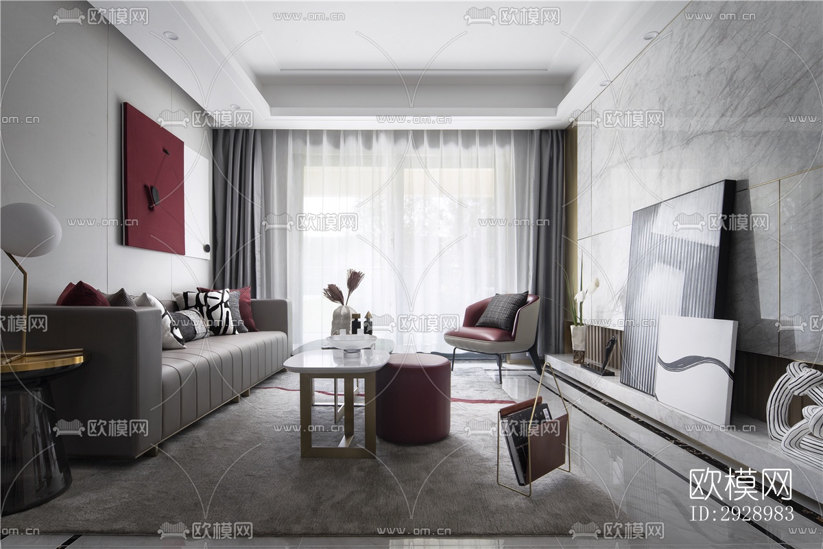 高级灰平层效果图下载（渲染图14）