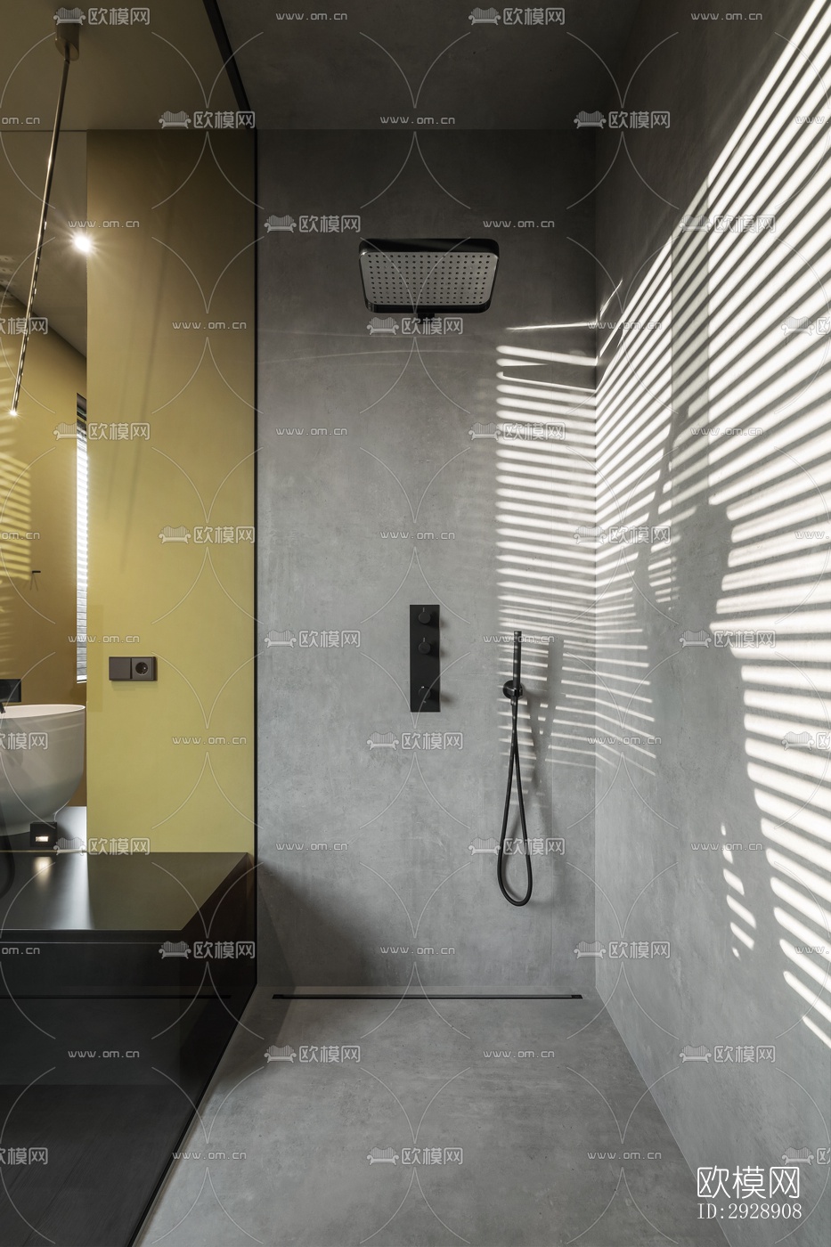 现代平层效果图下载（渲染图11）