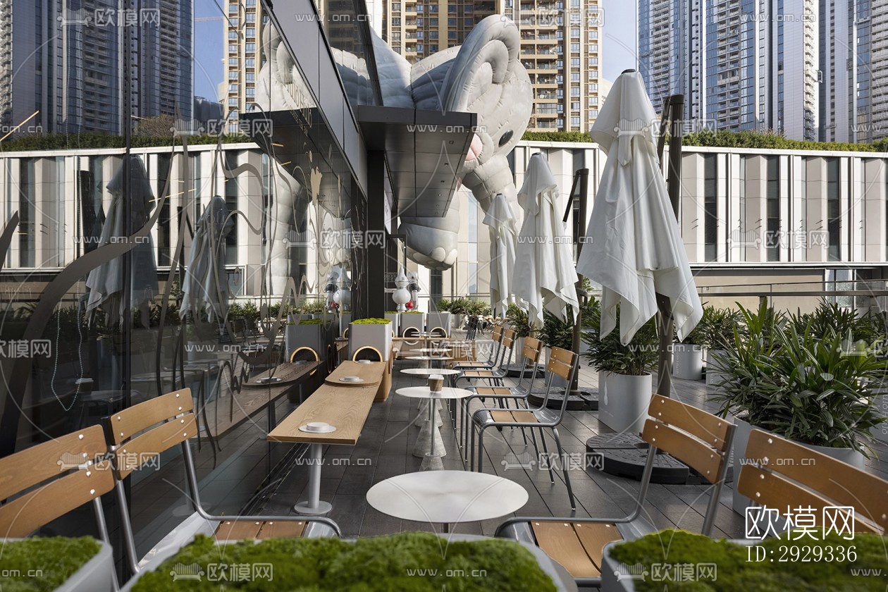 北欧咖啡奶茶效果图下载（渲染图9）