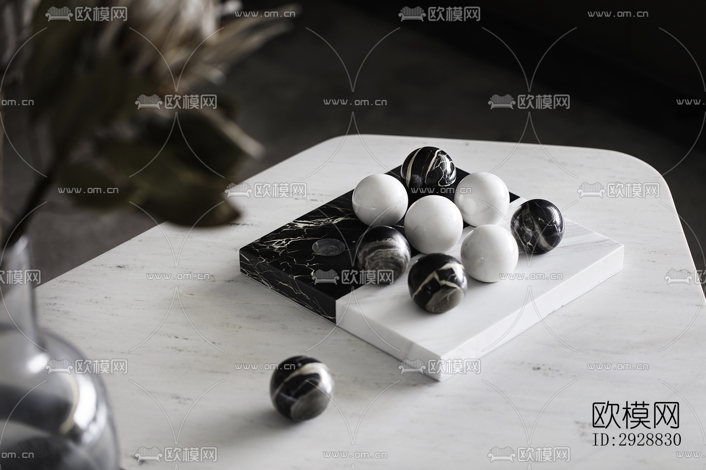 现代平层效果图下载（渲染图13）