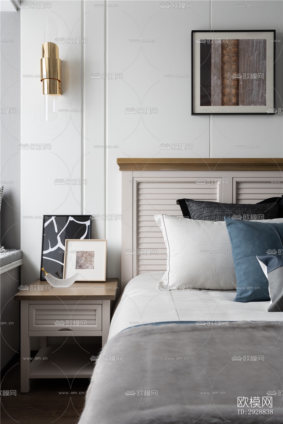 现代平层效果图下载（渲染图4）